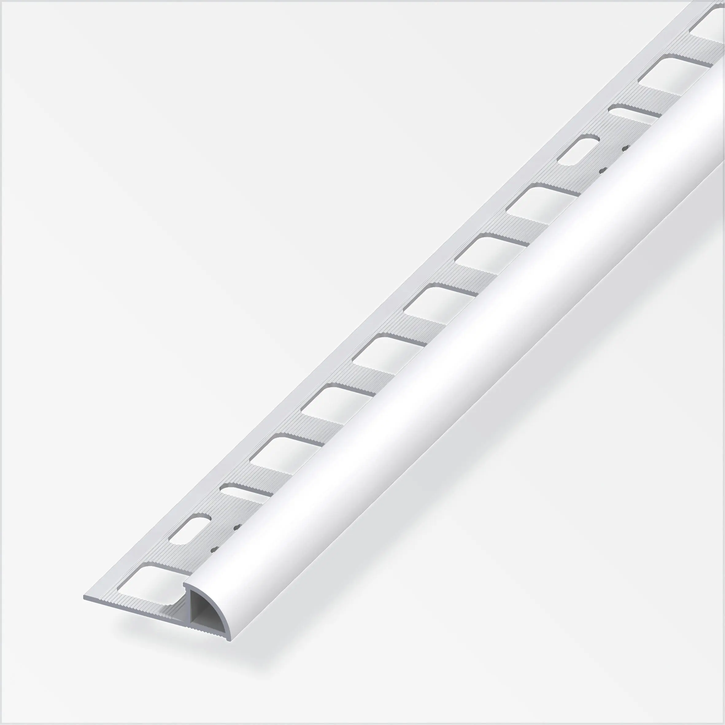 alfer Viertelkreisprofil Aluminium eloxiert silber alfer Viertelkreisprofil Aluminium eloxiert silber