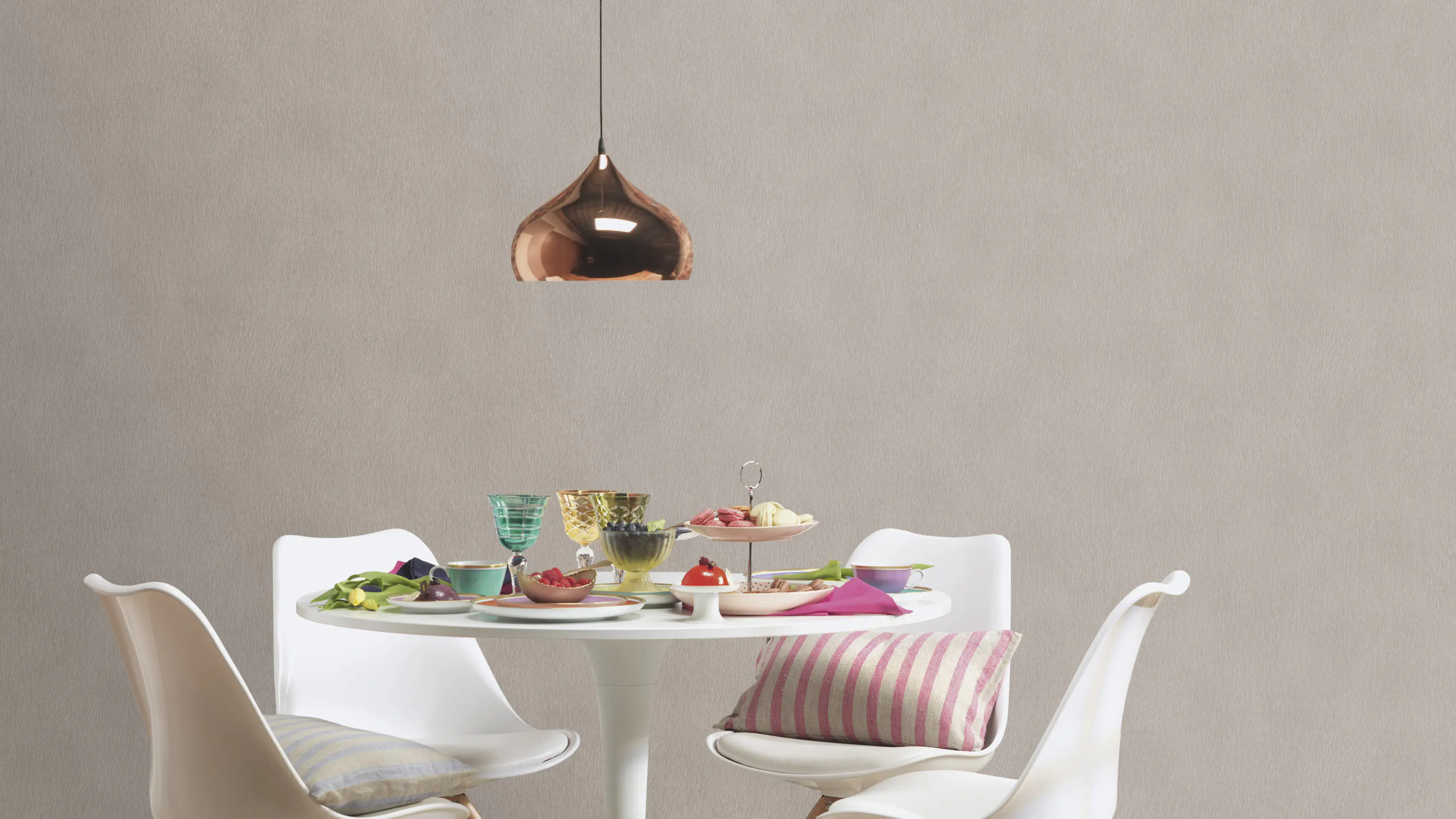 Rasch Vliestapete 751062 Grau-Hellgrau Uni 10,05 m x 0,53 m