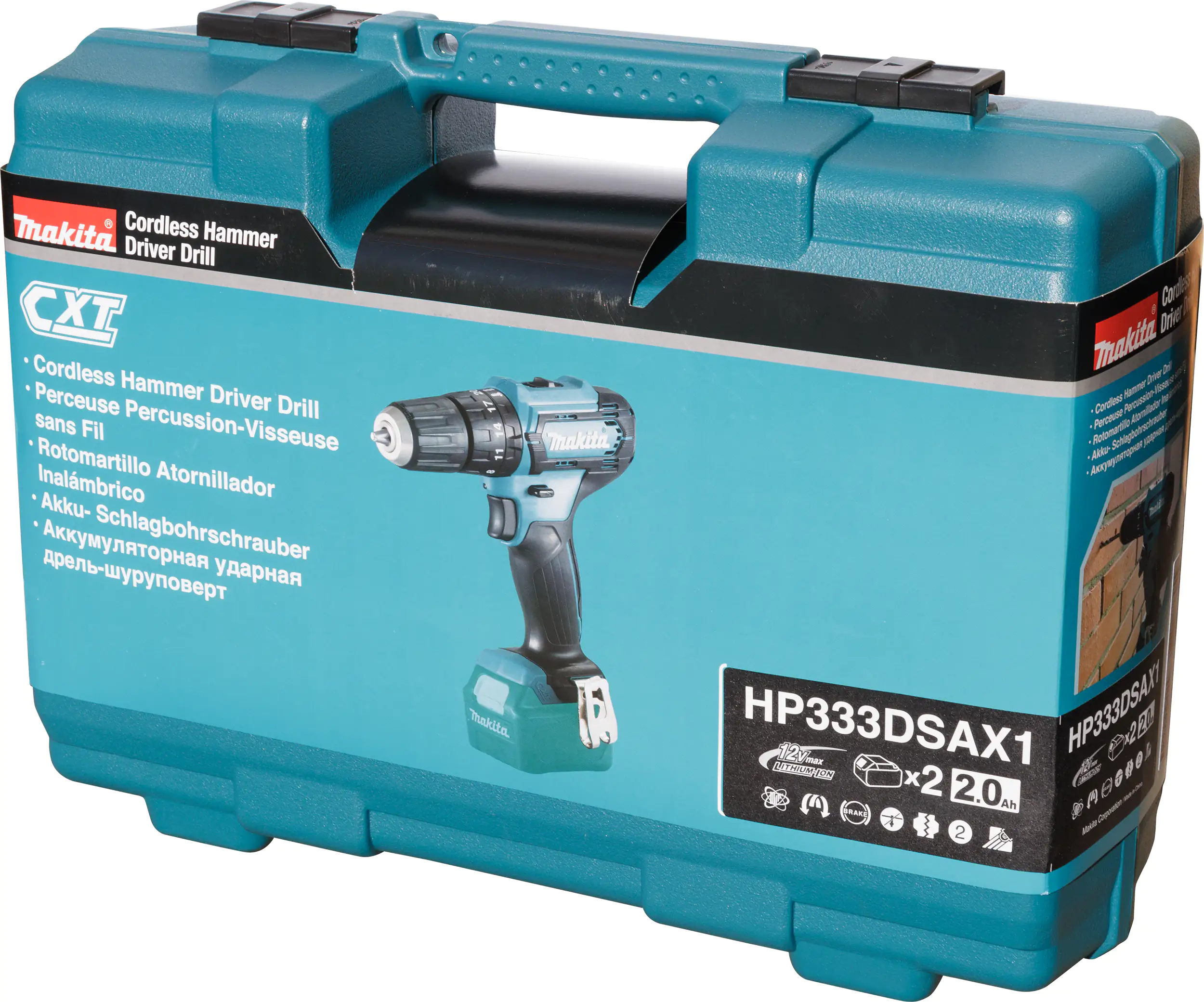 Makita Akku-Schlagbohrschrauber HP333DSAX1 12 V 2,0 Ah Makita Akku-Schlagbohrschrauber HP333DSAX1 12 V 2,0 Ah