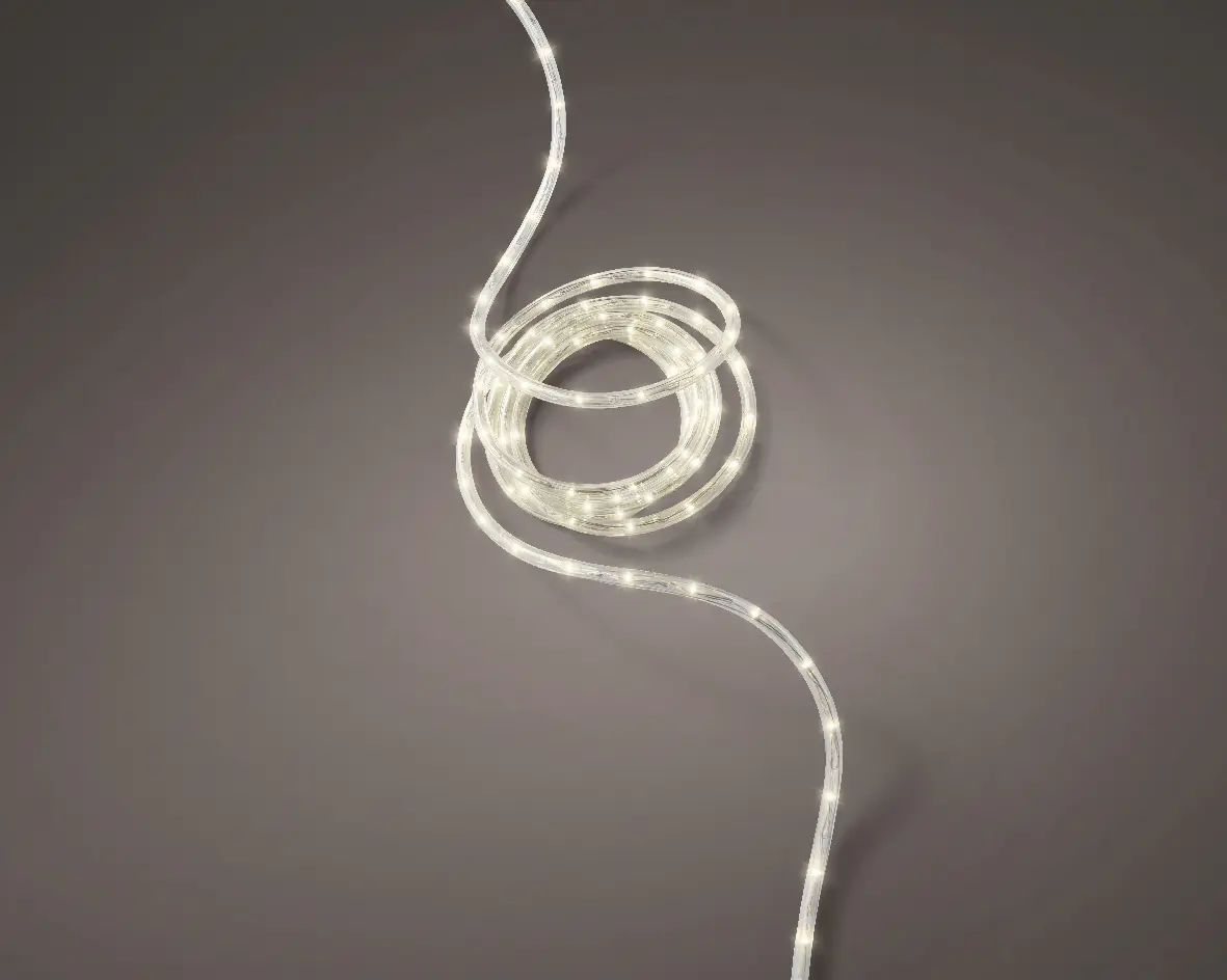 Kaemingk Micro LED Seilbeleuchtung transparent warmweiß 50 Lichter 500 cm Kaemingk Micro LED Seilbeleuchtung transparent warmweiß 50 Lichter 500 cm