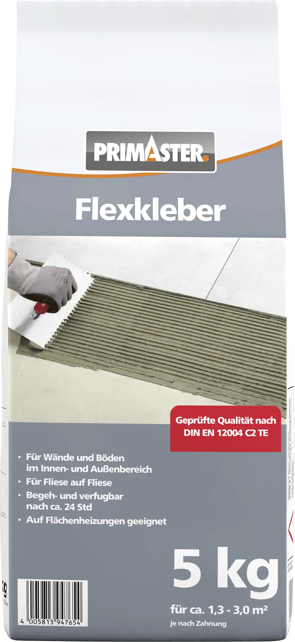 Primaster Flexkleber 5 kg Produktbild: Primaster Flexkleber 5 kg