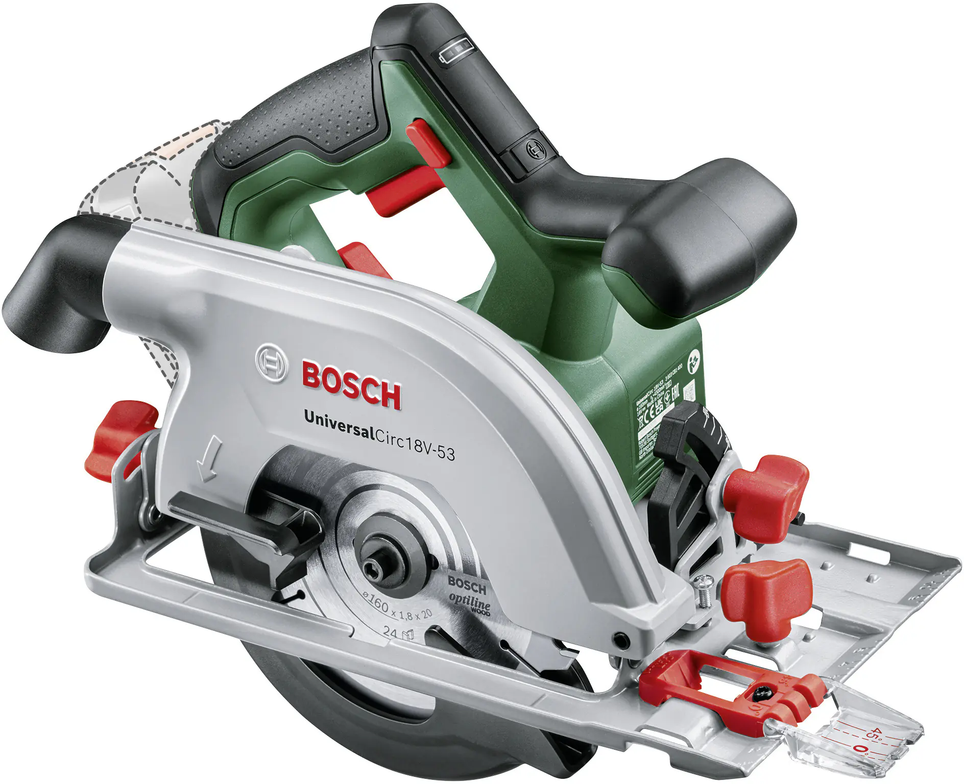Bosch Akku-Kreissäge UniversalCirc 18V-53 Solo
