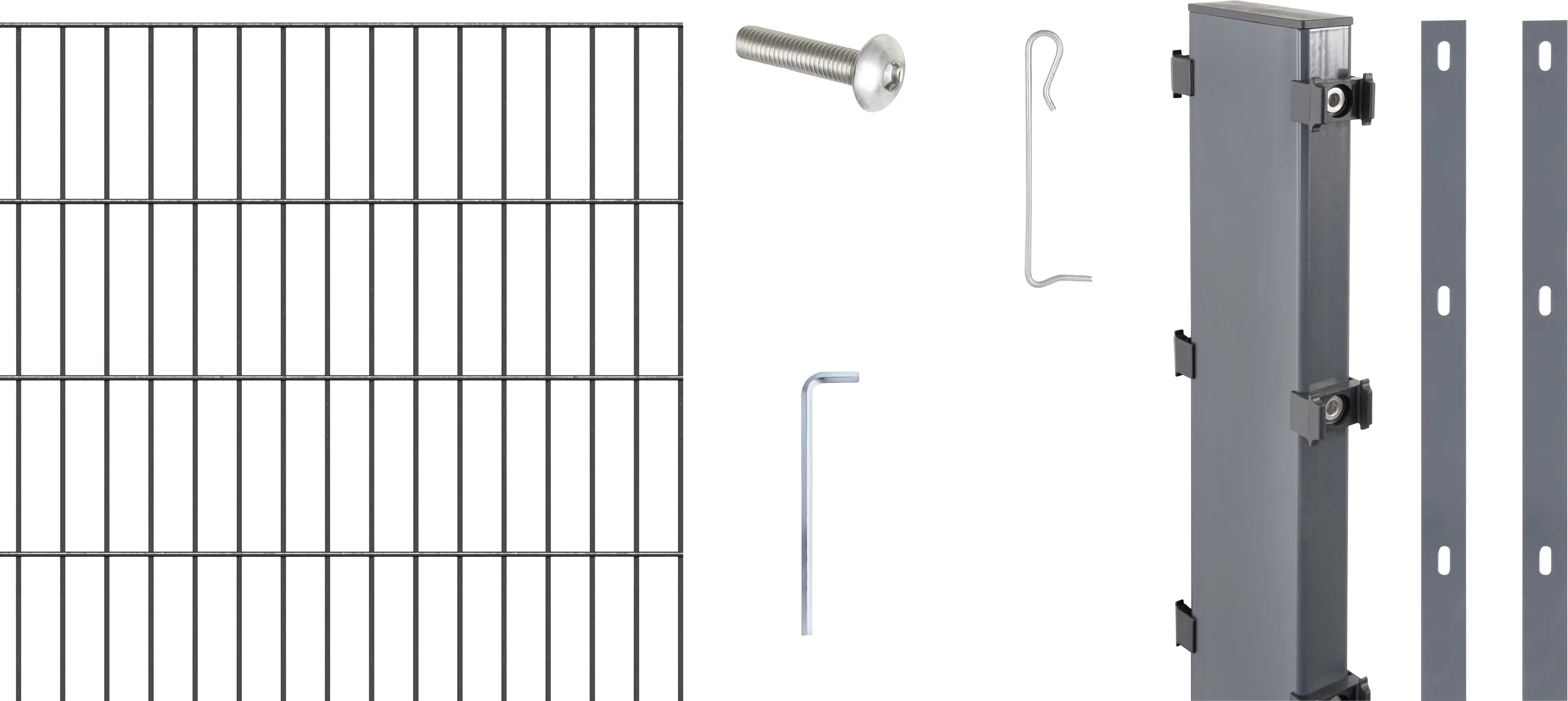 Alberts Gabionen-Grundset Step² 200 x 100 cm anthrazit zE Alberts Gabionen-Grundset Step² 200 x 100 cm anthrazit zE