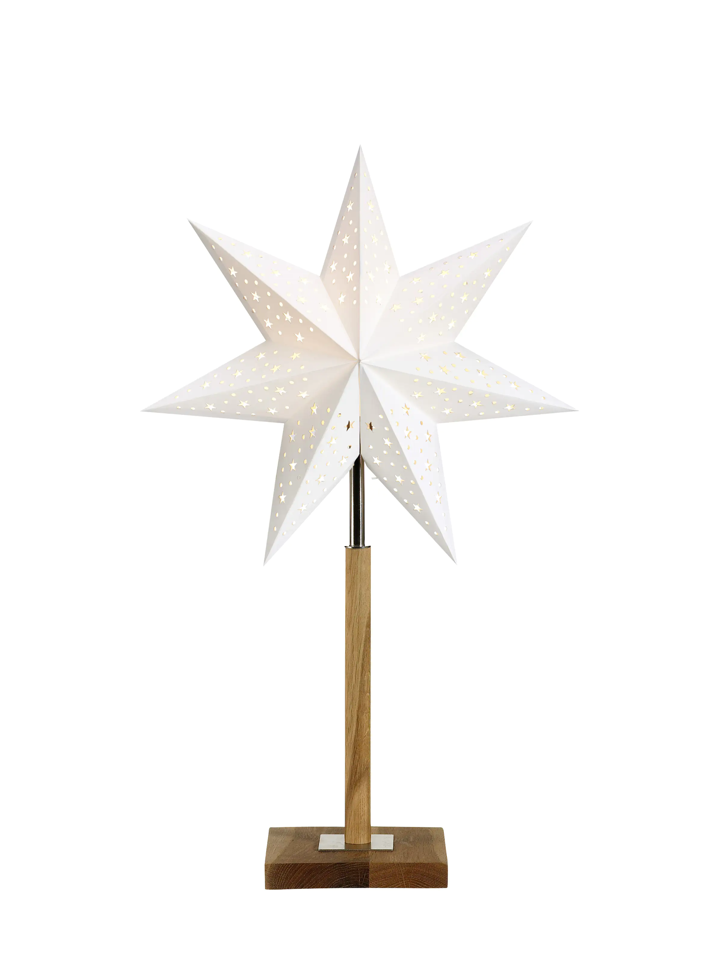 Markslöjd SOLVALLA MINI Standstern weiß 55 x 18 x 35 cm