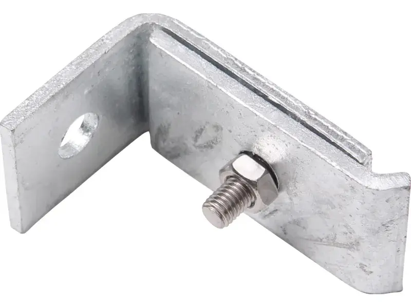 Floraworld Montagewinkel Doppelstabmattenzaun feuerverzinkt