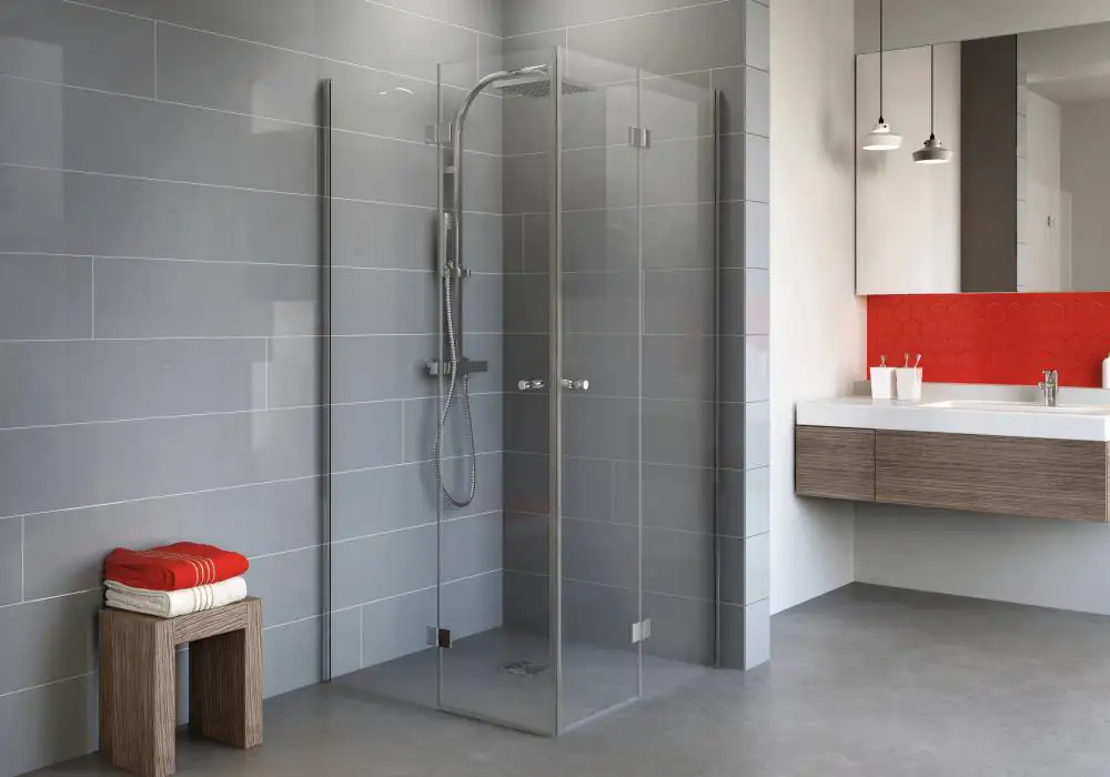 Schulte Eckeinstieg Drehfalttür 90 x 90 x 192 cm Alexa Style 2.0