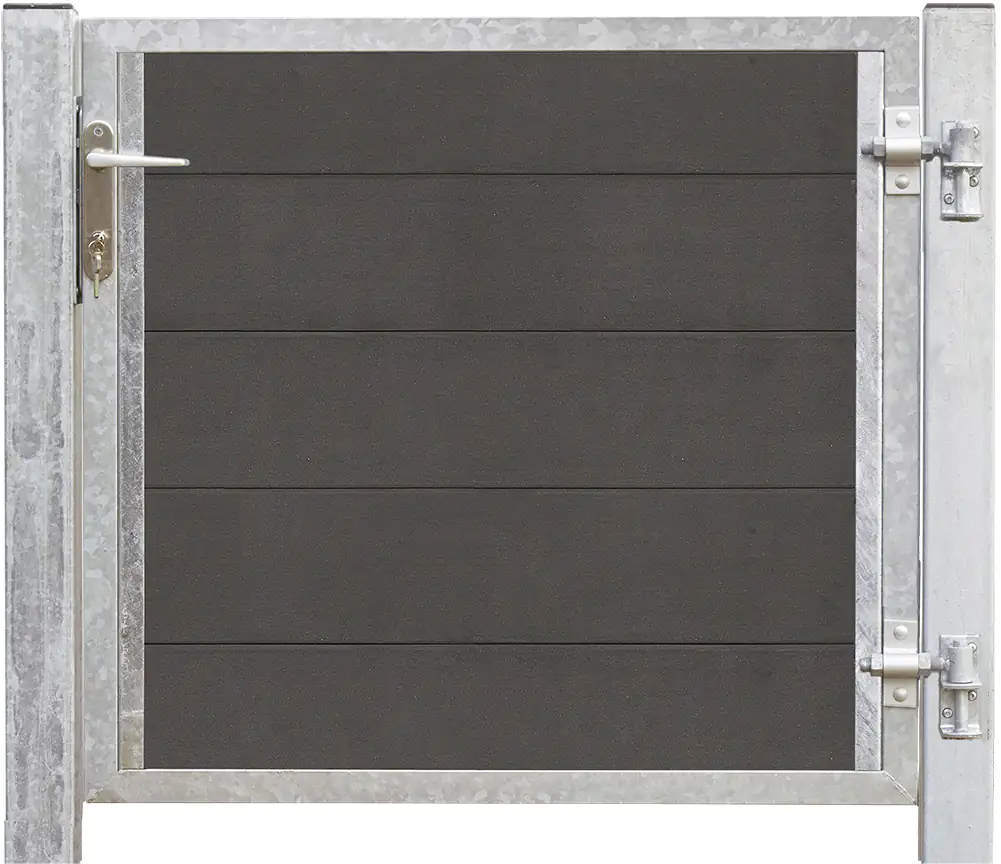 Plus WPC Tor Futura Rechts 115 x 91 cm inkl. Pfosten