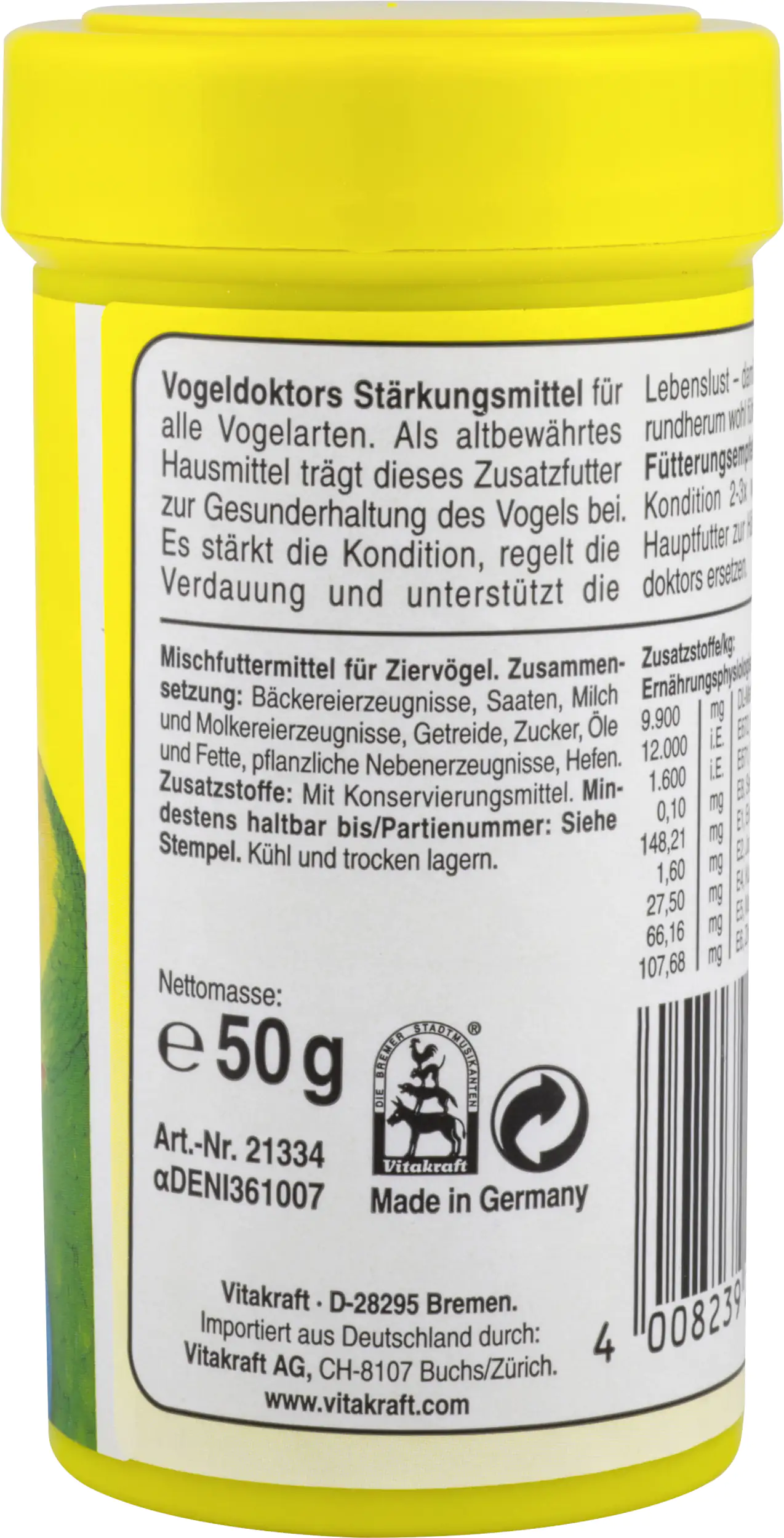 Vitakraft Vogeldoktors Stärkungsmittel 50 g