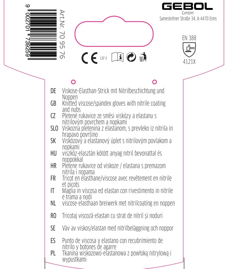 Gebol Handschuh Multi Flex Comfort  