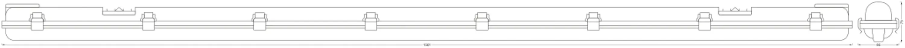 Osram Feuchtraumleuchte Submarine Sensor 19 Watt 150 cm Osram Feuchtraumleuchte Submarine Sensor 19 Watt 150 cm