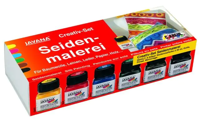 Kreul JAVANA Seidenmalfarben-Set Grundfarben