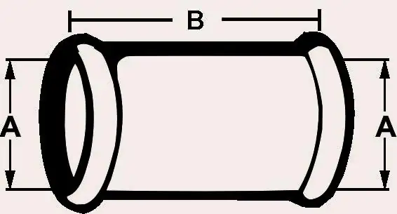 Cornat Doppelmuffe für Siphon Ø 32 mm
