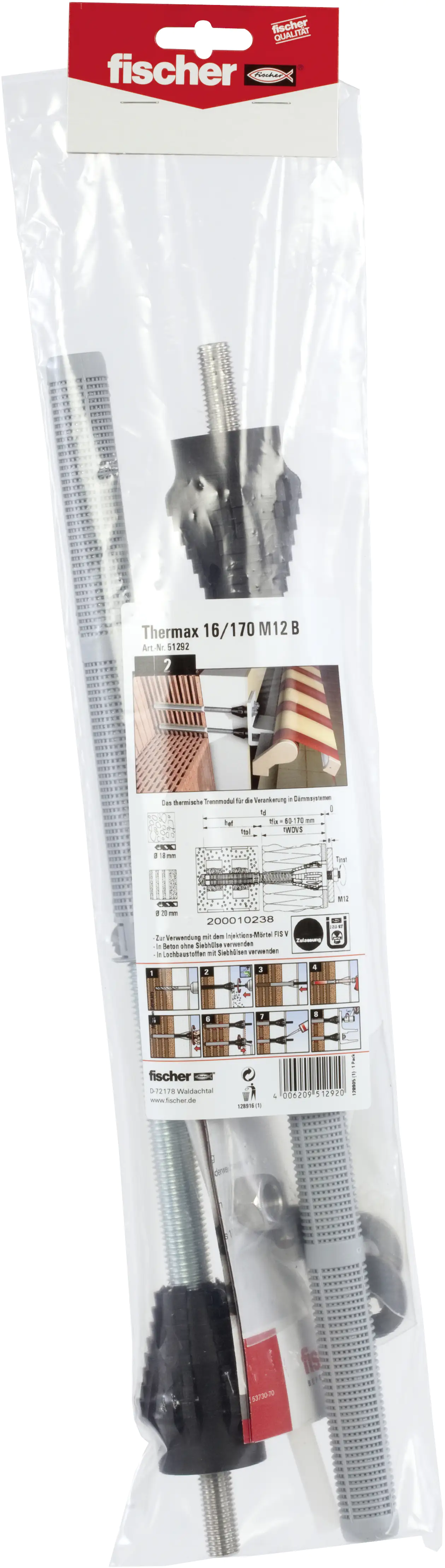 4006209512920 Fischer Dämmstoffdübel Thermax 16.0 x 170 mm - 2 Stück