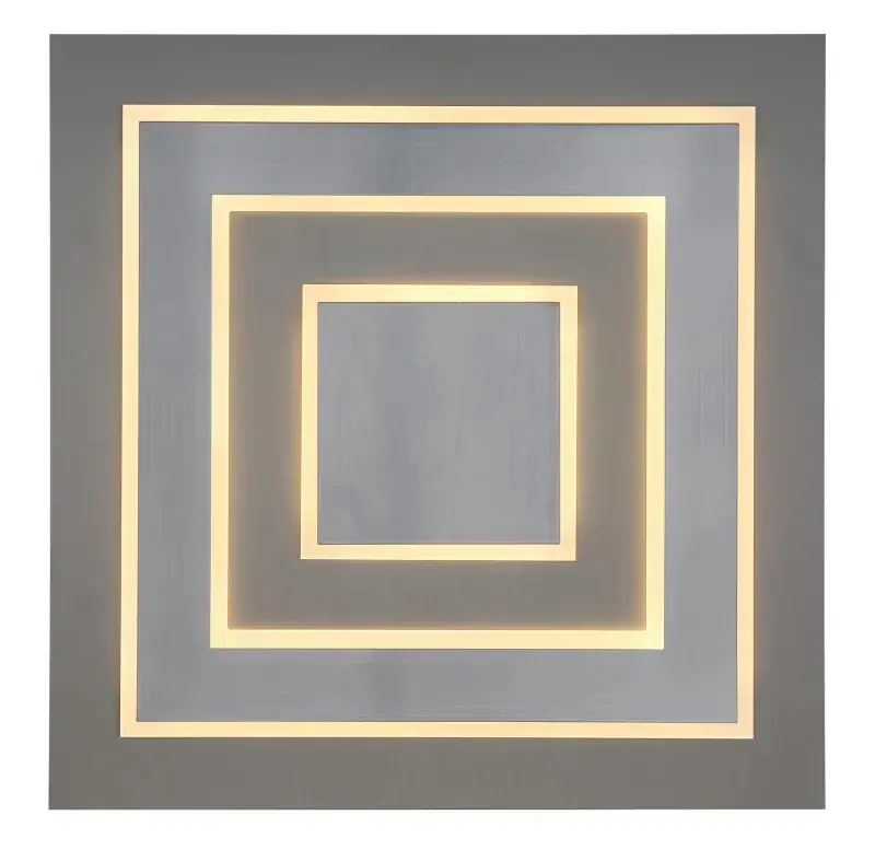 Globo Deckenleuchte Jayden 48 x 48 cm anthrazit warmweiß