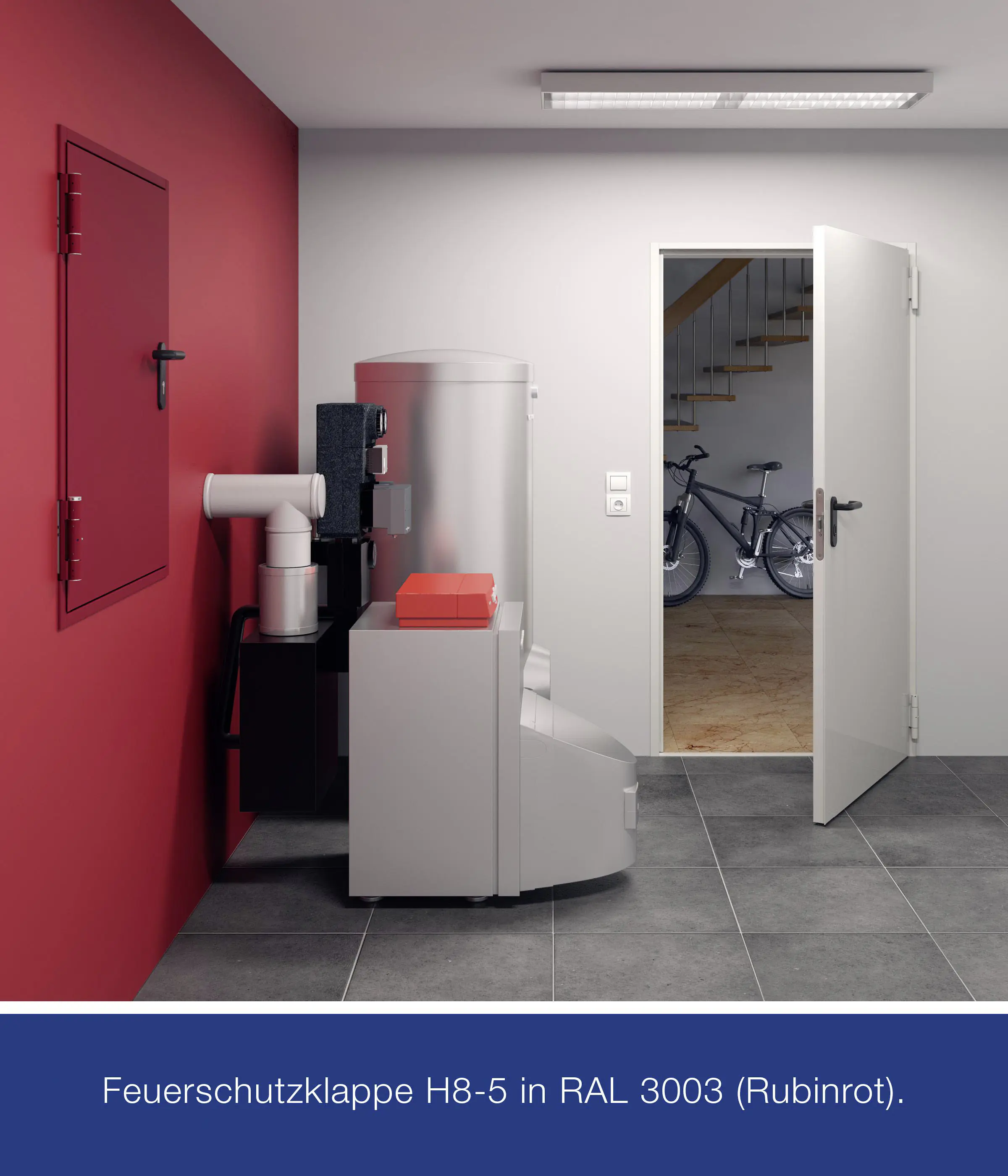 Hörmann Brandschutzklappe T30-H8-5 verzinkt 87,5 x 125 cm Links/Rechts Hörmann Brandschutzklappe T30-H8-5 verzinkt 87,5 x 125 cm Links/Rechts