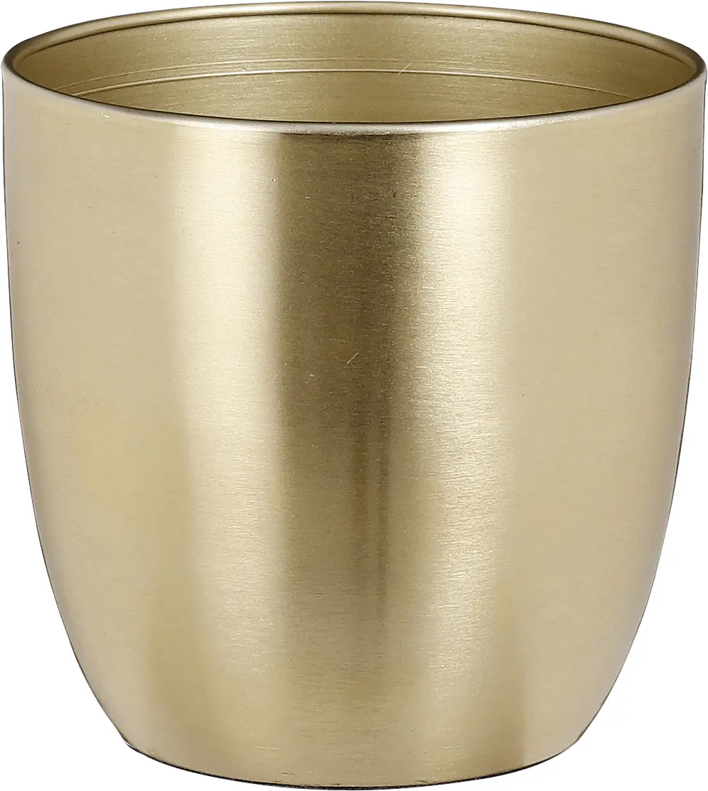 Mica Übertopf Alano rund gold Ø 13 x H 12,5 cm 