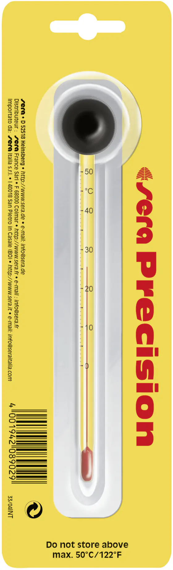 Sera Aquariumzubehör Präzisions-Thermometer