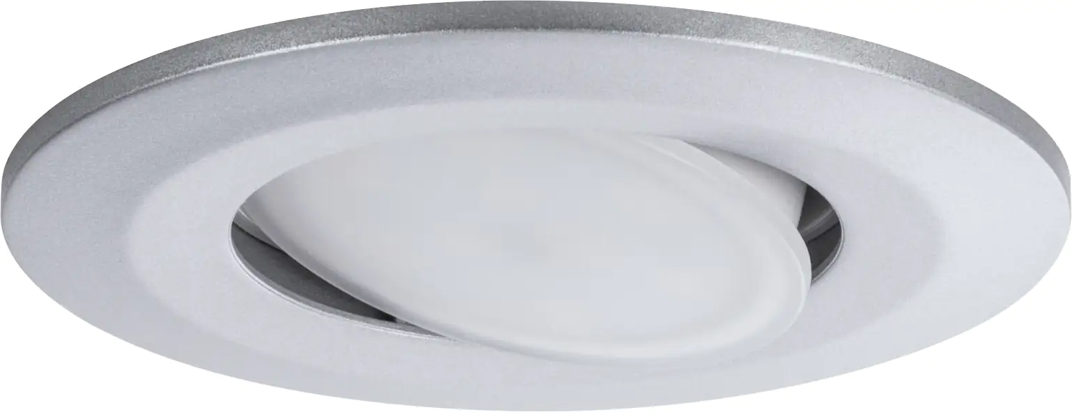 Paulmann LED Einbauleuchte Set Calla chrom matt schwenkbar Ø 9 cm Paulmann LED Einbauleuchte Set Calla chrom matt schwenkbar Ø 9 cm