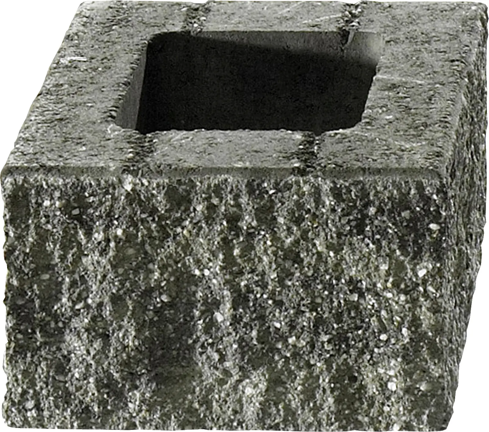 Kann Mauerstein Bruchstein 25 x 25 x 15 cm grau