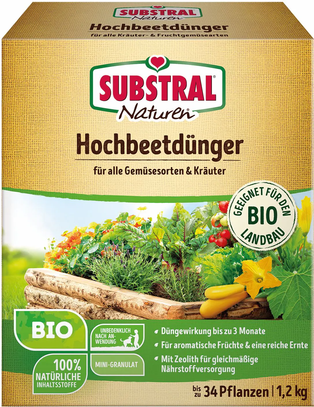 Substral Naturen Hochbeet Dünger 1,2 kg