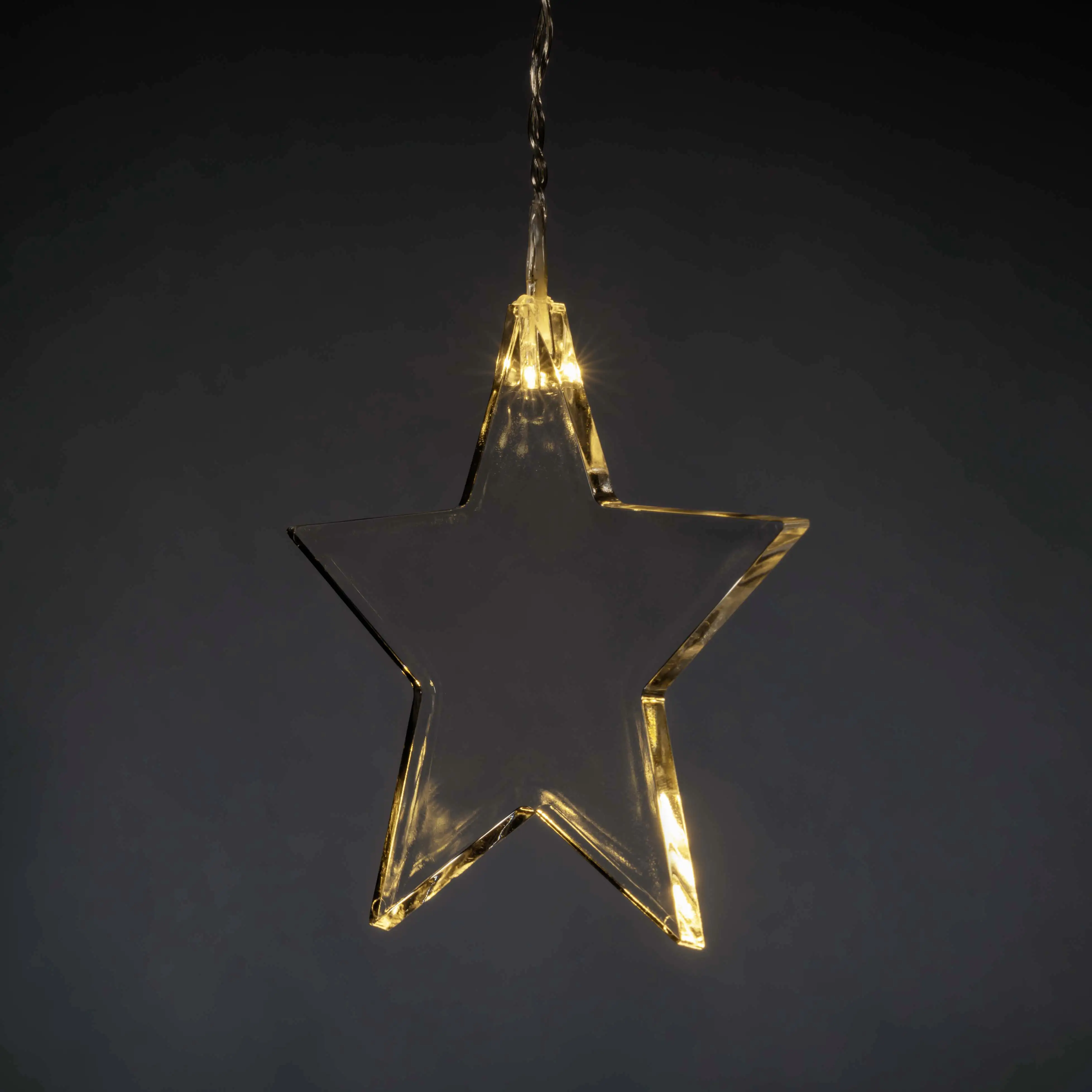 Konstsmide LED Lichtervorhang 8 Plexisterne 605cm x 38-59cm Konstsmide LED Lichtervorhang 8 Plexisterne 605cm x 38-59cm