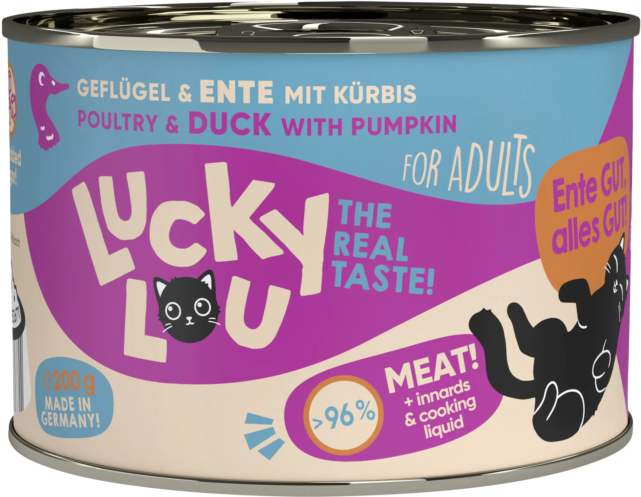Lucky Lou Lifestage Adult Geflügel und Ente 200g
