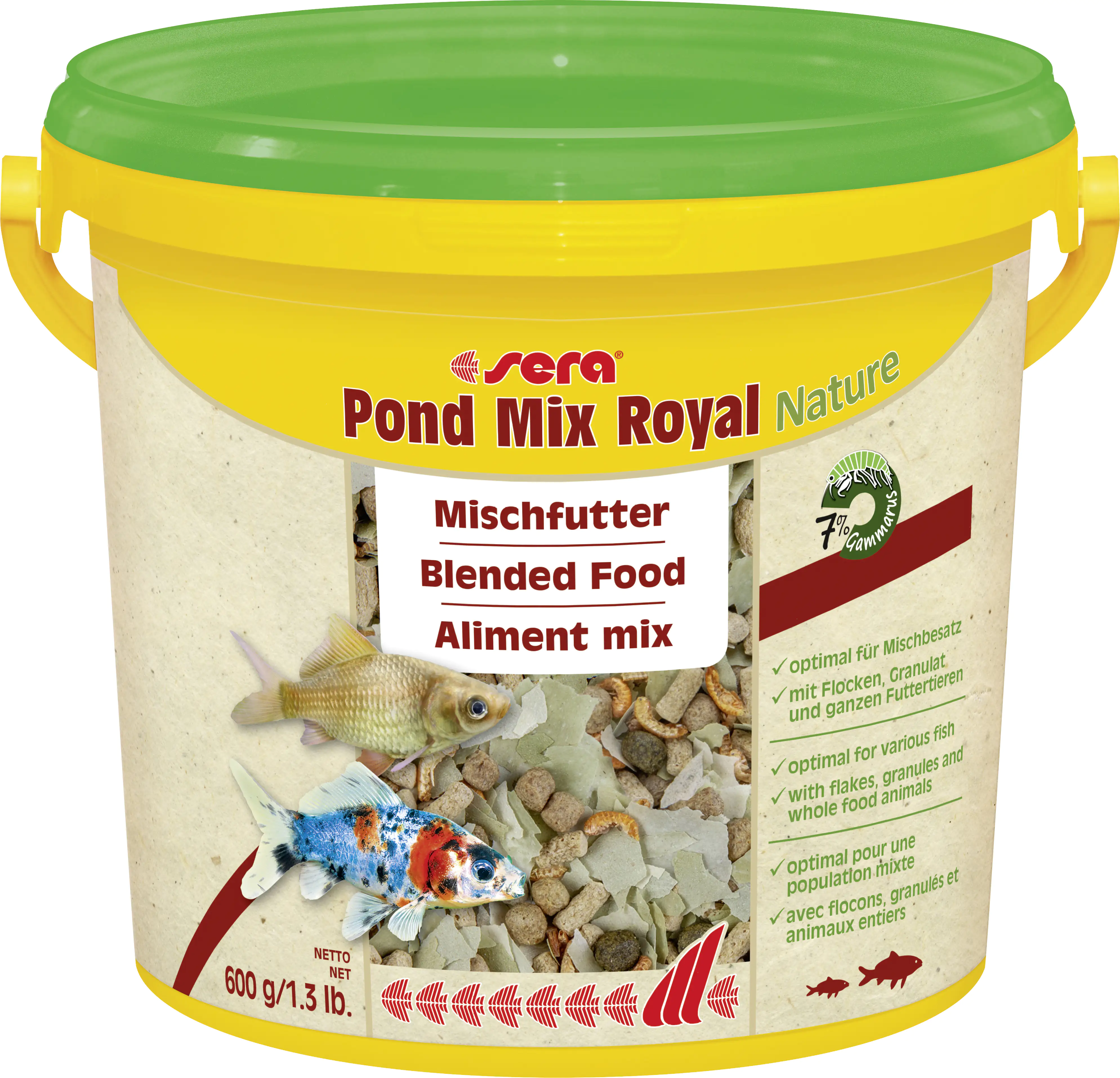 Sera Pond Fischfutter Teich Mix Royal Nature 3,8 L