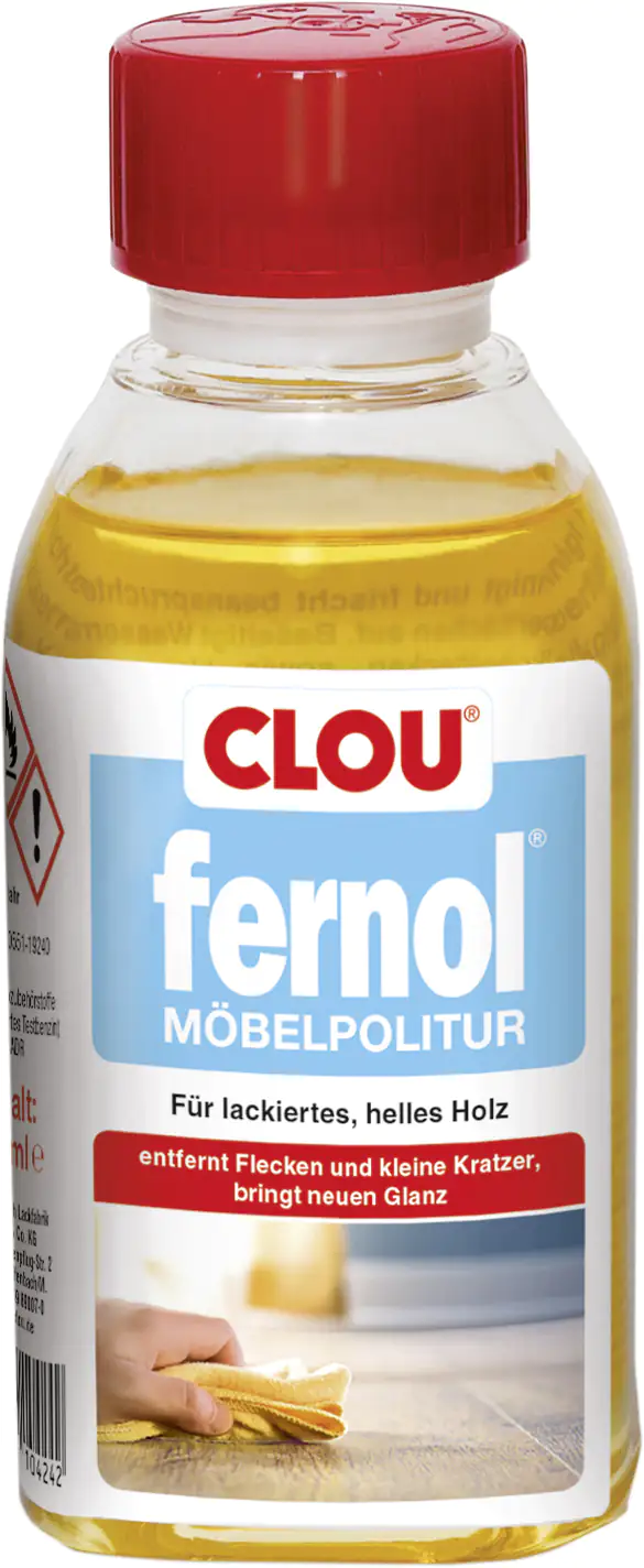 4007141104242 Clou fernol Möbelpolitur 150 ml hell