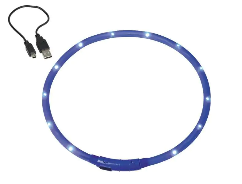 Nobby LED Leuchthalsband Visible blau für Hunde mit kurzem Fell Nobby LED Leuchthalsband Visible blau für Hunde mit kurzem Fell