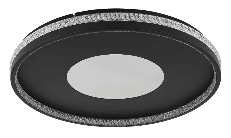 Globo Deckenleuchte Shirley Ø 50,5 x 6,5 cm schwarz CCT