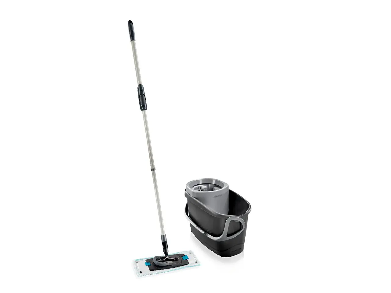 Leifheit Bodenwisch-Komplett-Set Clean Twist M Ergo 33 cm black