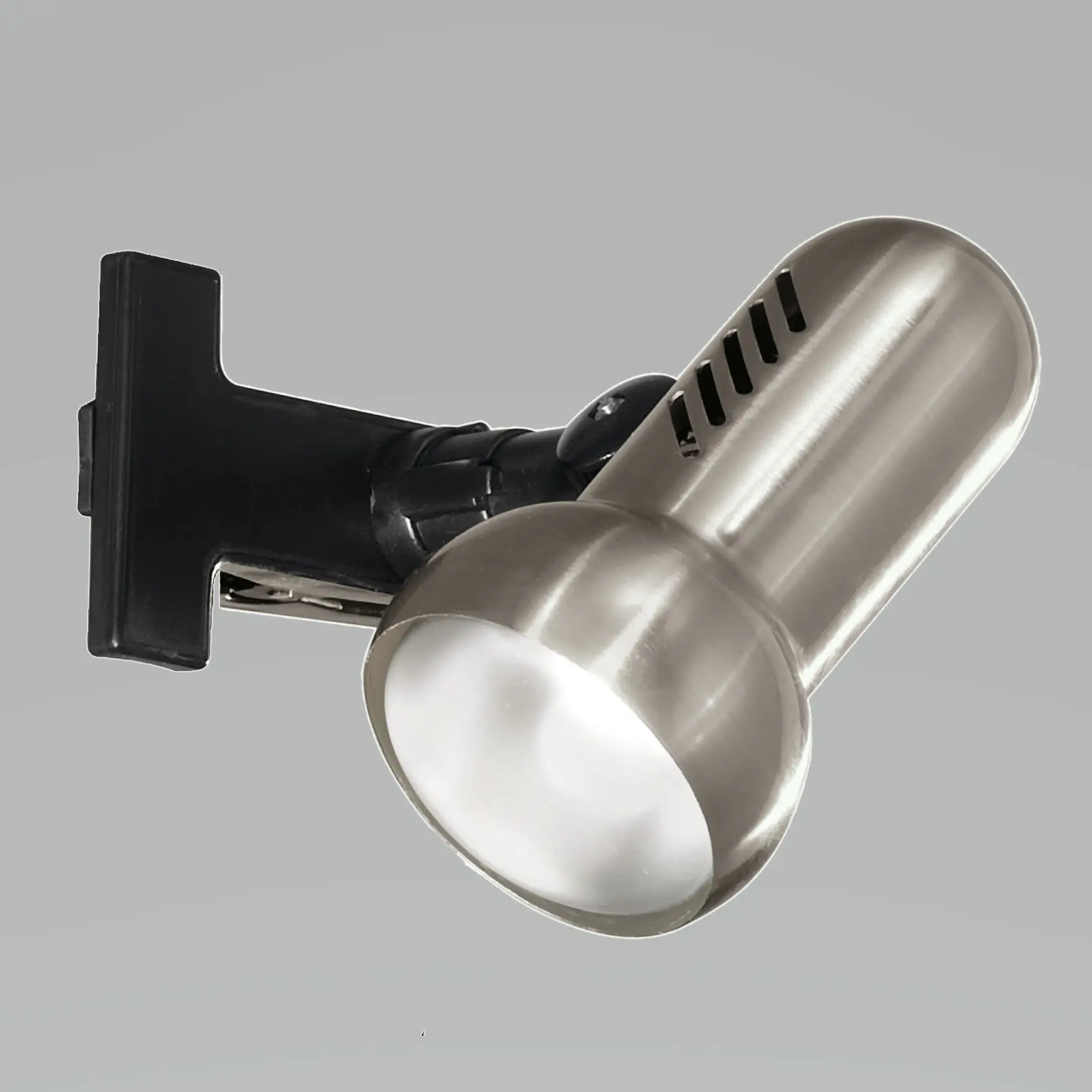 Eglo Klemmleuchte Manhatten E27 nickel-matt schwarz Eglo Klemmleuchte Manhatten E27 nickel-matt schwarz