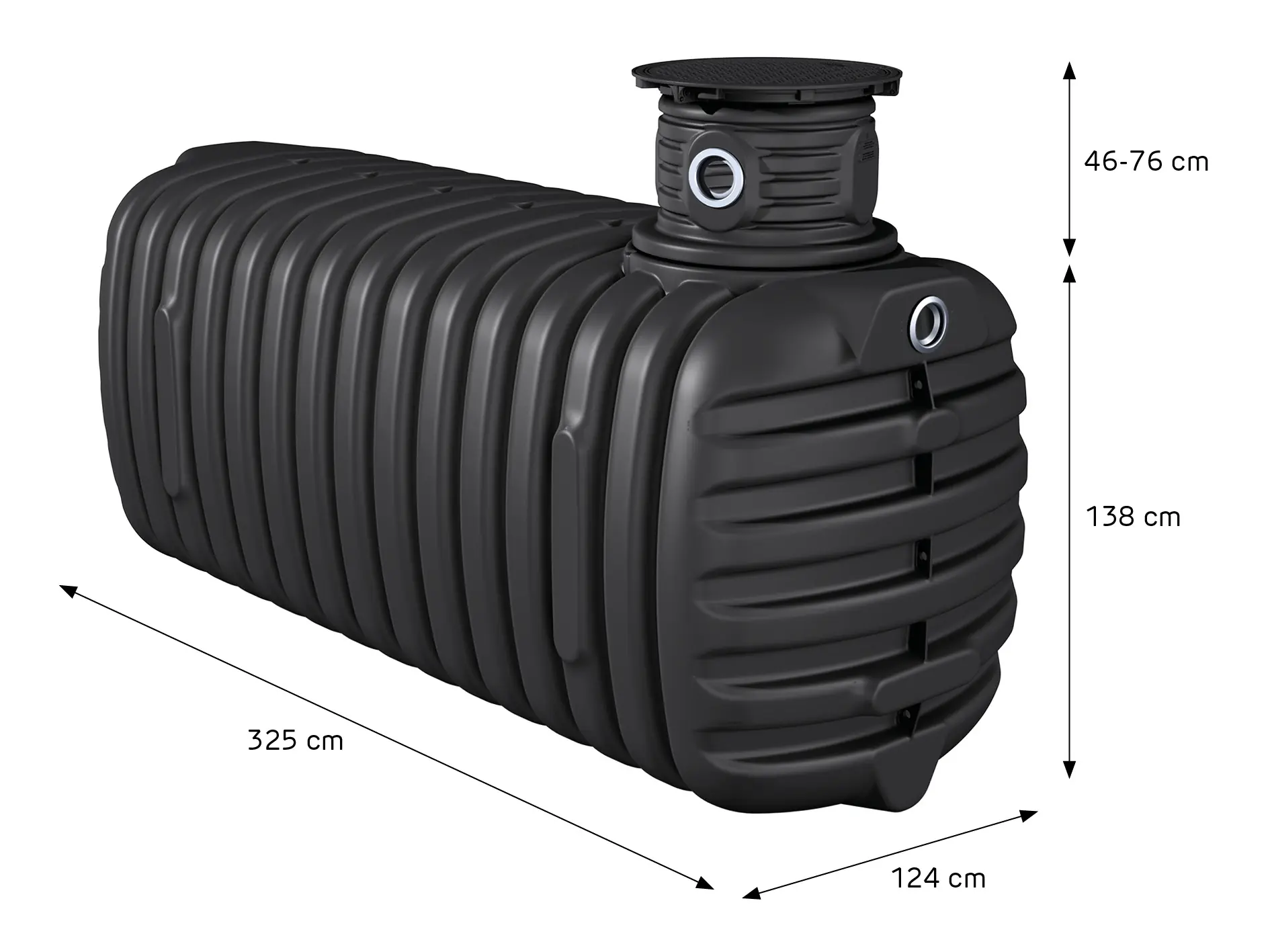 4rain Erdtank Primus 4200, inkl. Tankdomsystem & Tankabdeckung 4rain Erdtank Primus 4200, inkl. Tankdomsystem & Tankabdeckung