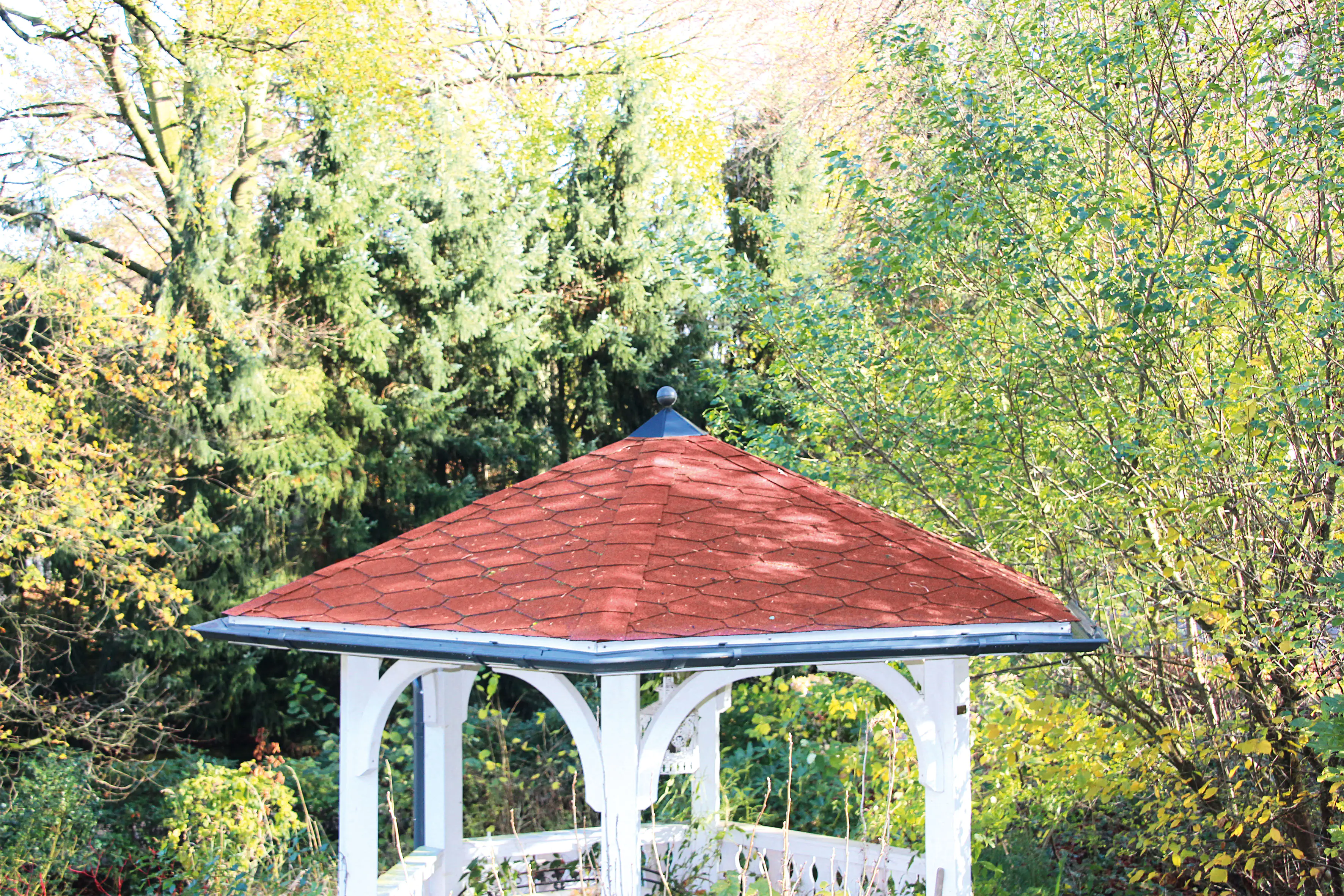 SKAN HOLZ Regenrinnen-Set für Pavillon Nice 2, Stahl, verzinkt u. anthrazit SKAN HOLZ Regenrinnen-Set für Pavillon Nice 2, Stahl, verzinkt u. anthrazit