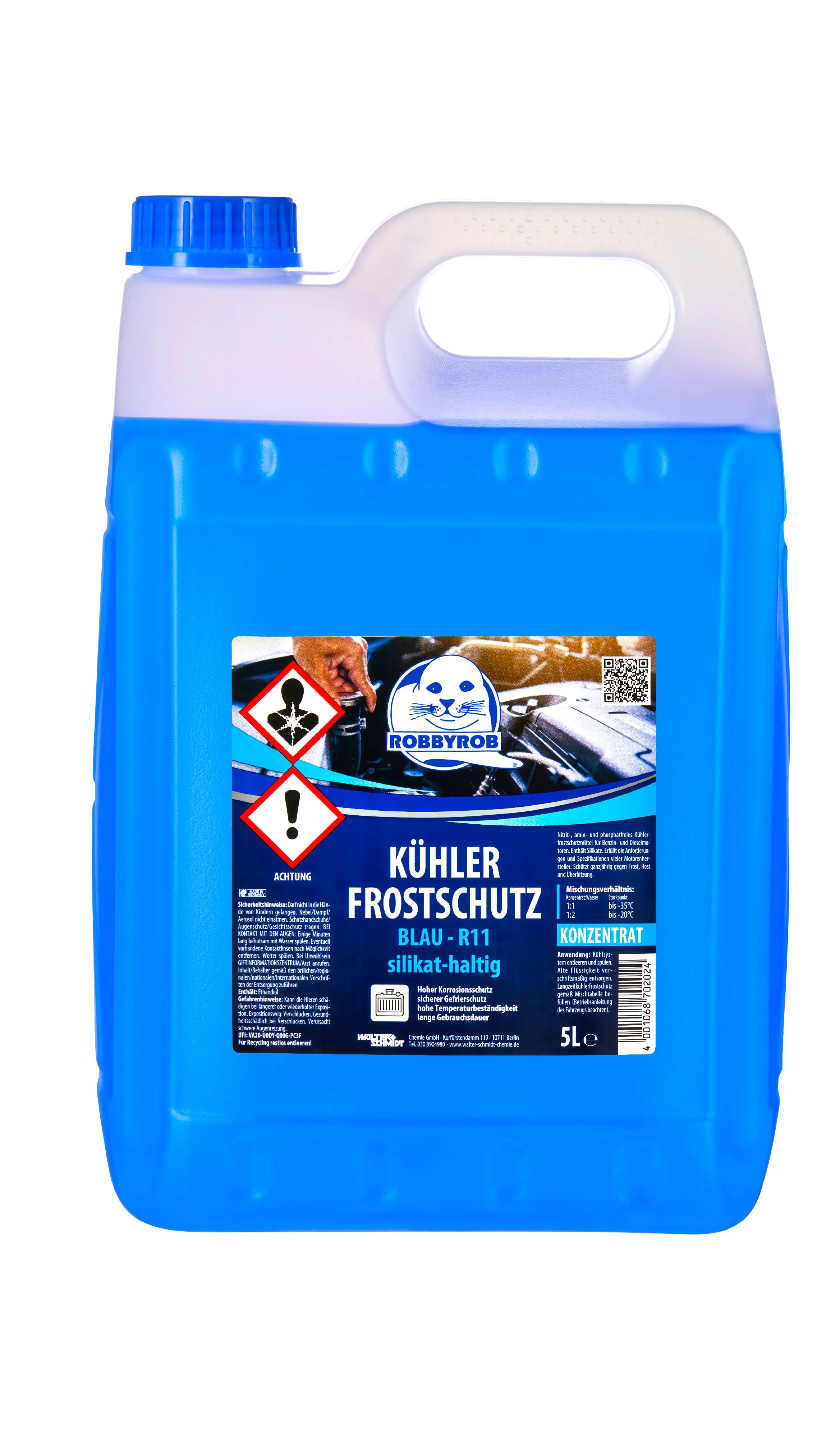 Robbyrob Kühlerfrostschutz blau 5L Robbyrob Kühlerfrostschutz blau 5L