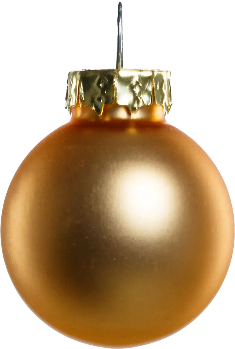2076601538721_03 TrendLine Weihnachtskugeln aus Glas Ø 2,5 cm gold 24 Stück