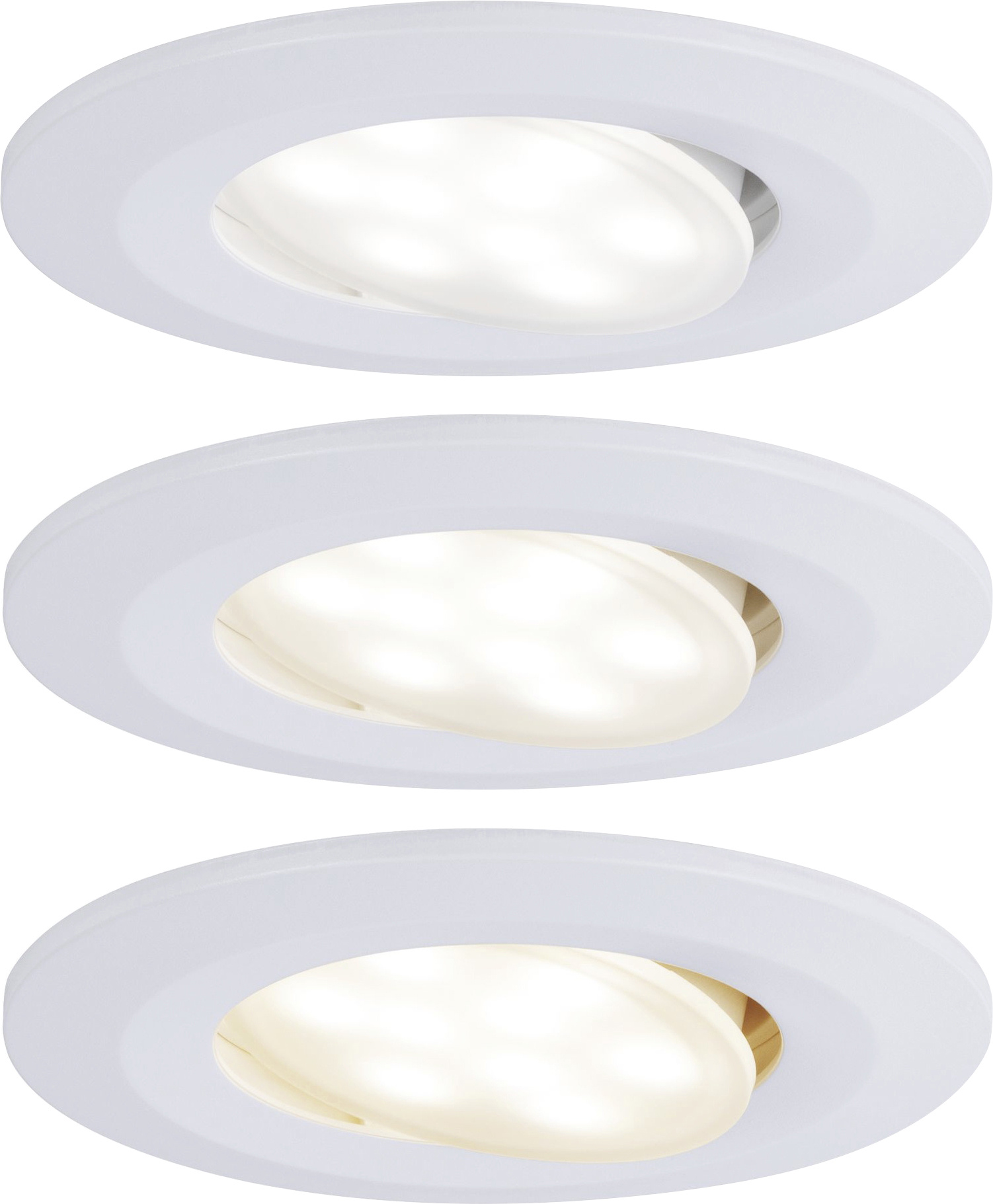 Paulmann LED Einbauleuchte Calla weiß matt 3 x 5,5 W schwenkbar 3er Set