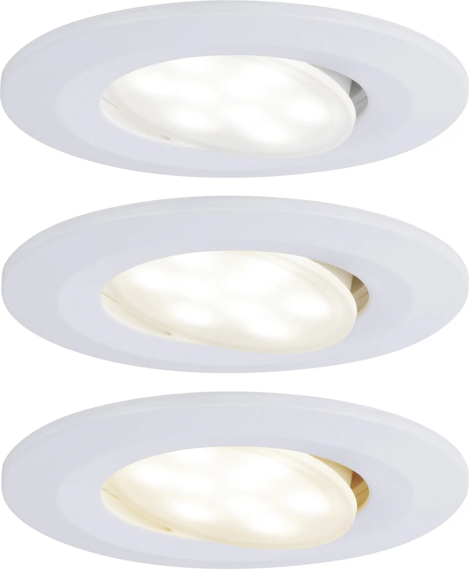 Paulmann LED Einbauleuchte Calla weiß matt 3 x 5,5 W schwenkbar 3er Set
