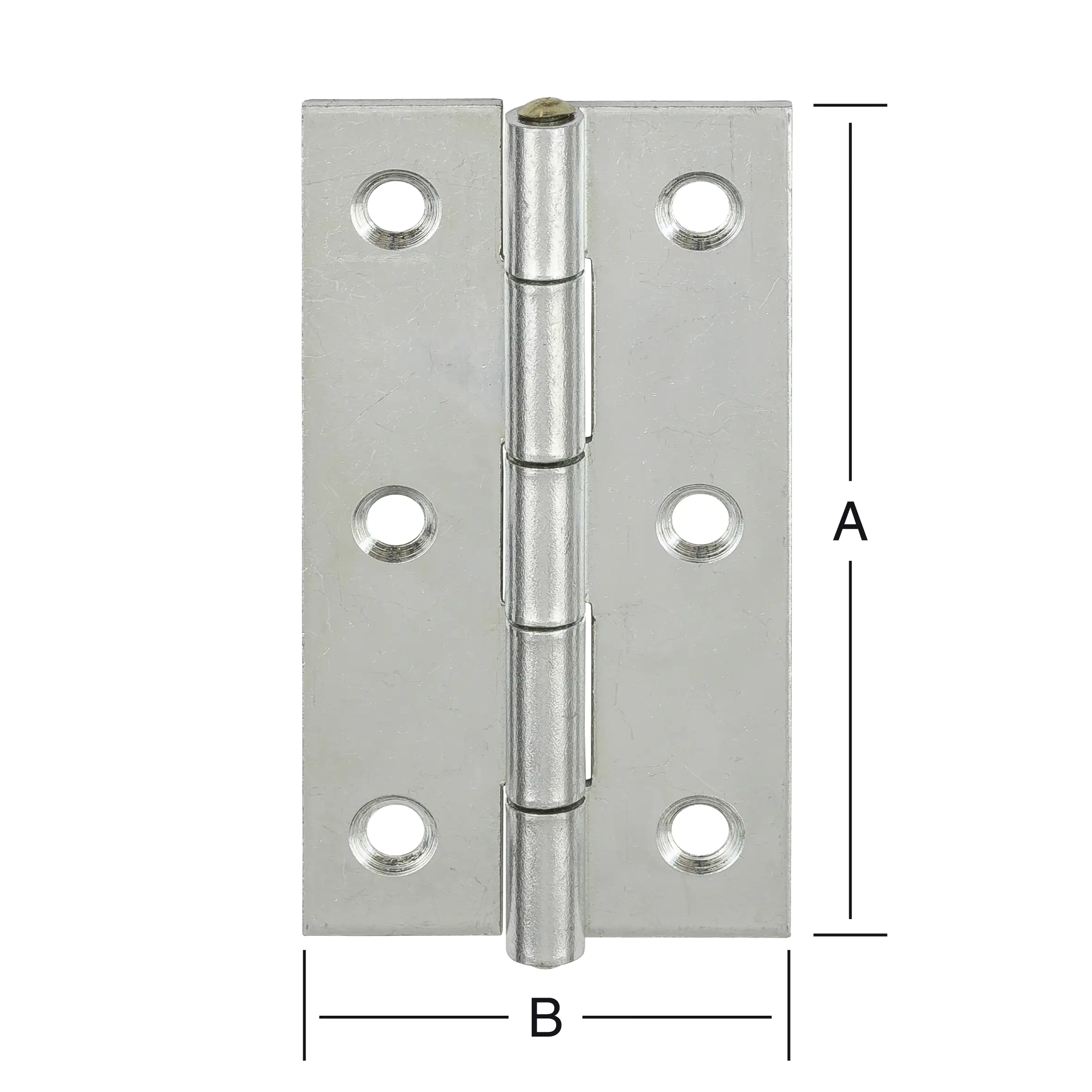 Vormann Schmale Scharniere verzinkt 80 x 41 mm Vormann Schmale Scharniere verzinkt 80 x 41 mm