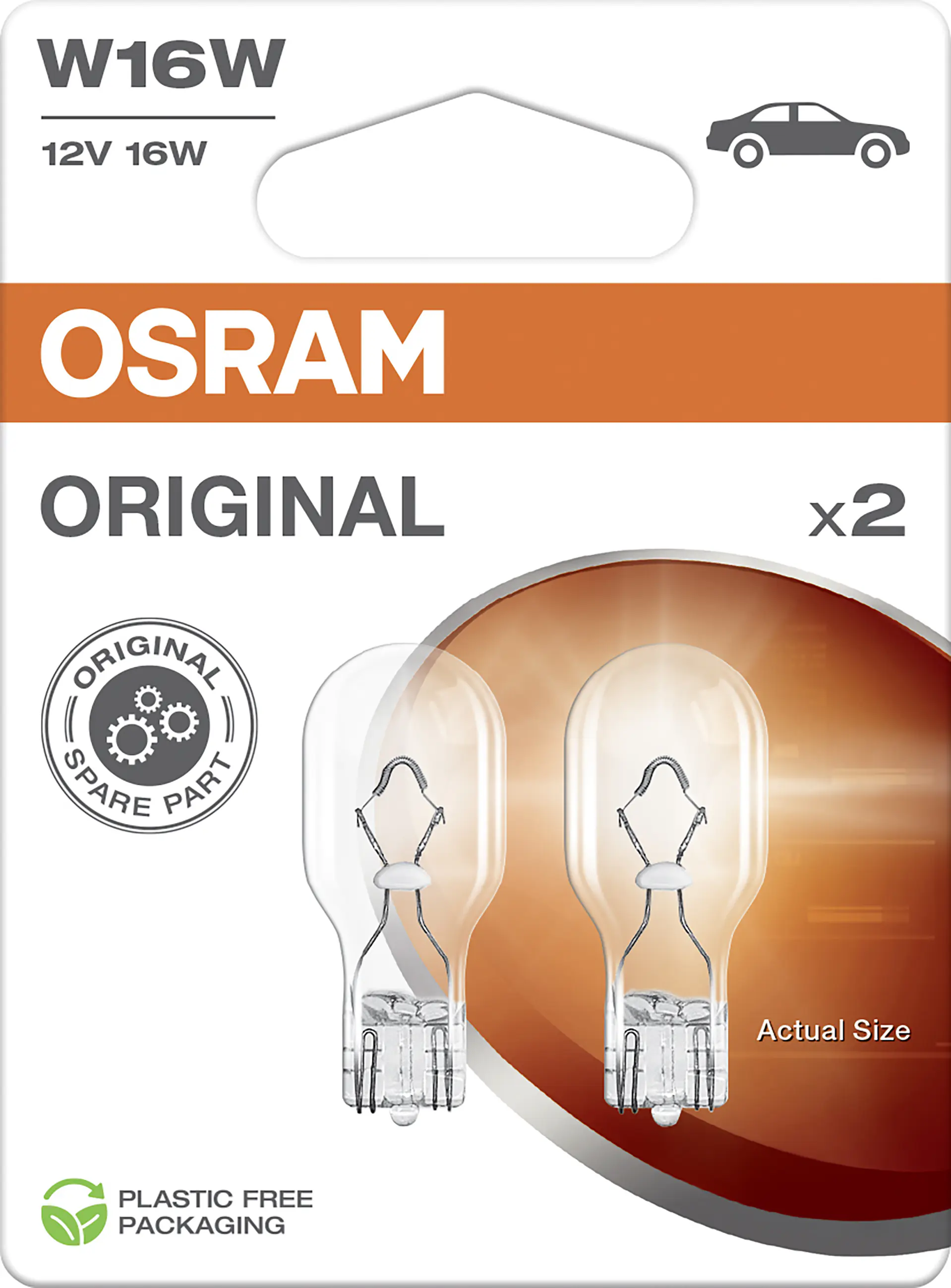 Osram Signallampe W16W Original 2.0 2 Stück Osram Signallampe W16W Original 2.0 2 Stück