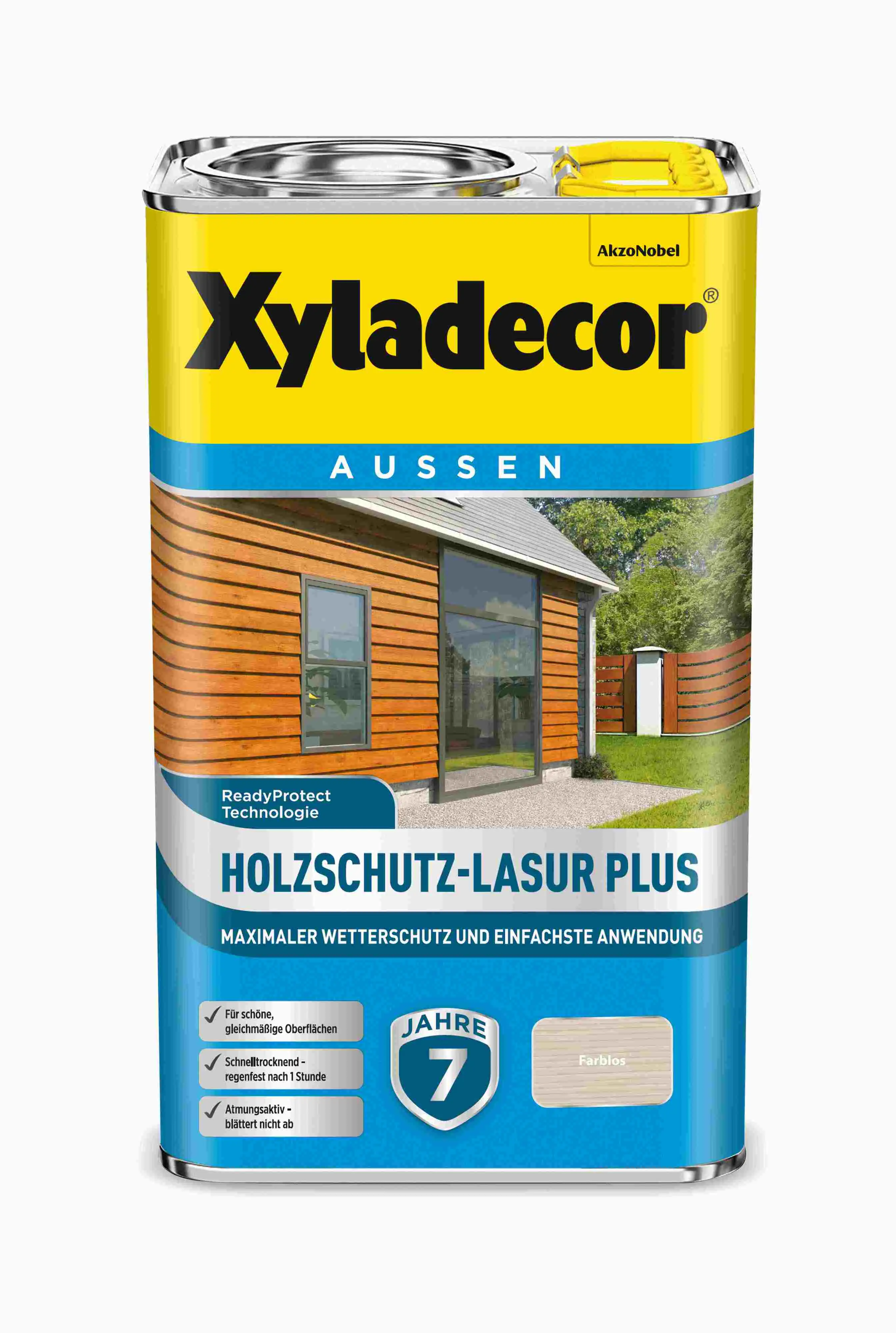 Xyladecor Holzschutz-Lasur 2,5 L farblos Plus Xyladecor Holzschutz-Lasur 2,5 L farblos Plus