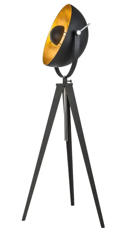 Globo Stehleuchte Bowy 151,8 cm schwarz 