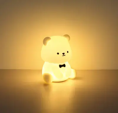 Globo Akku Tischleuchte Teddy 1W RGBW weiß Kunststoff