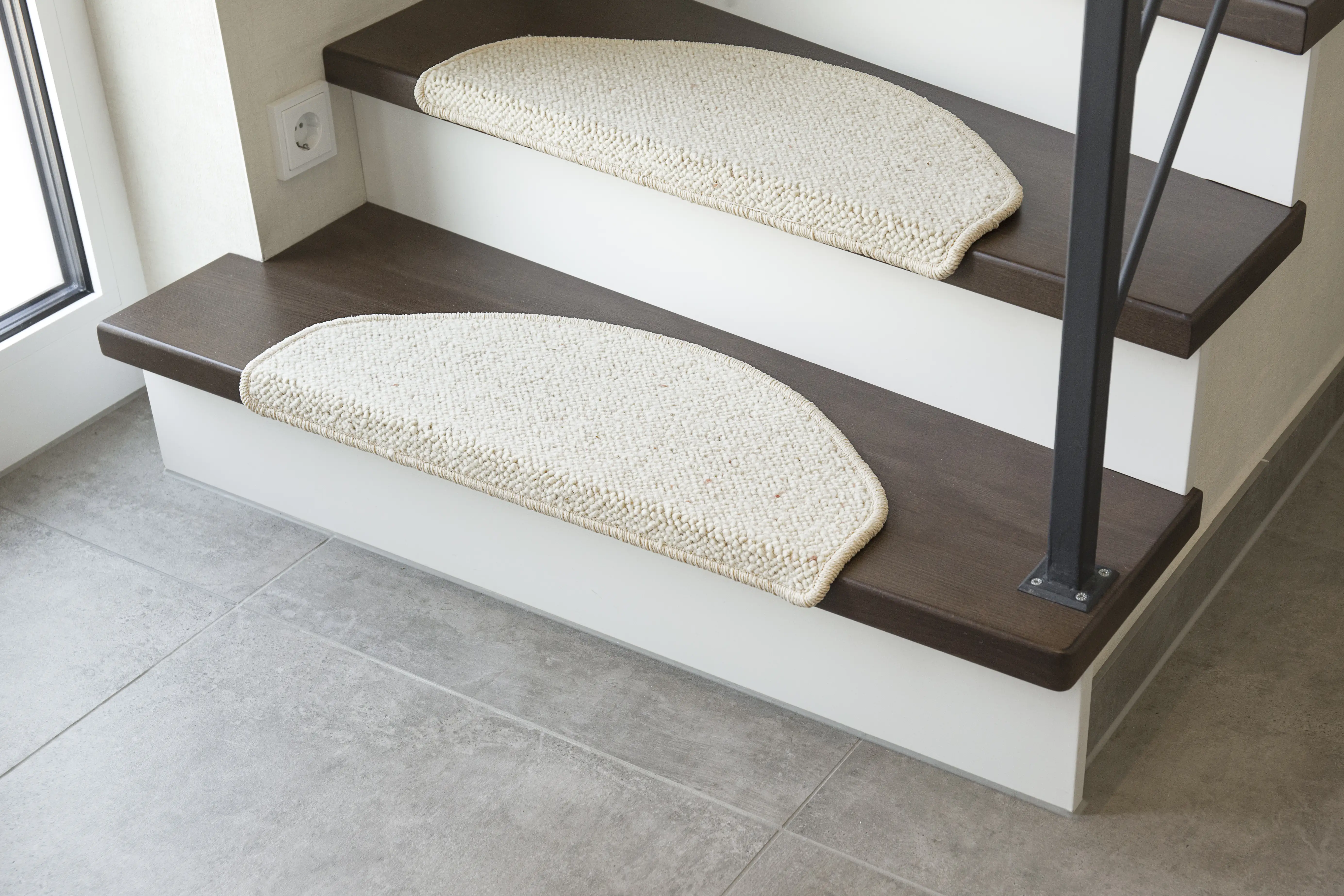 Stufenmatte Volterra creme, 28 x 65 cm