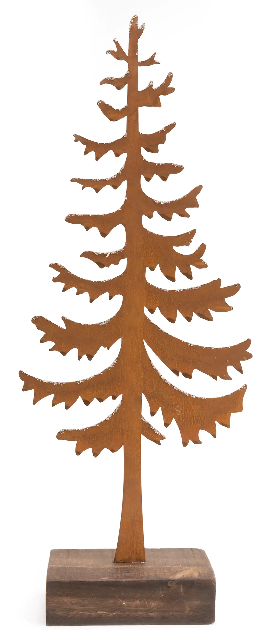 TrendLine Dekofigur Metall Tannenbaum 49 x 20 cm rost