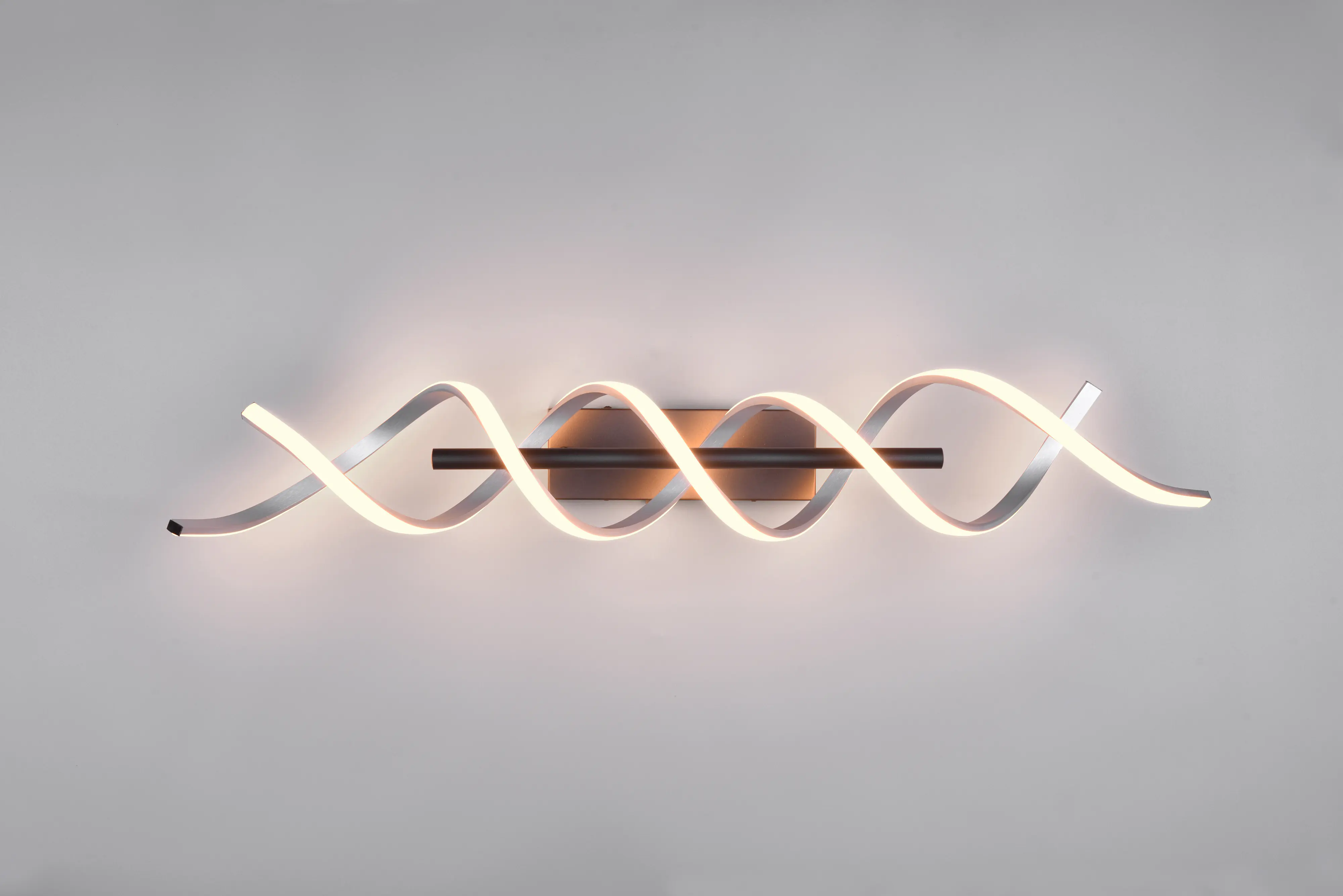 Trio LED-Deckenleuchte Sequence 20,5 x 90 cm warmweiß-neutralweiß aluminium gebürstet dimmbar