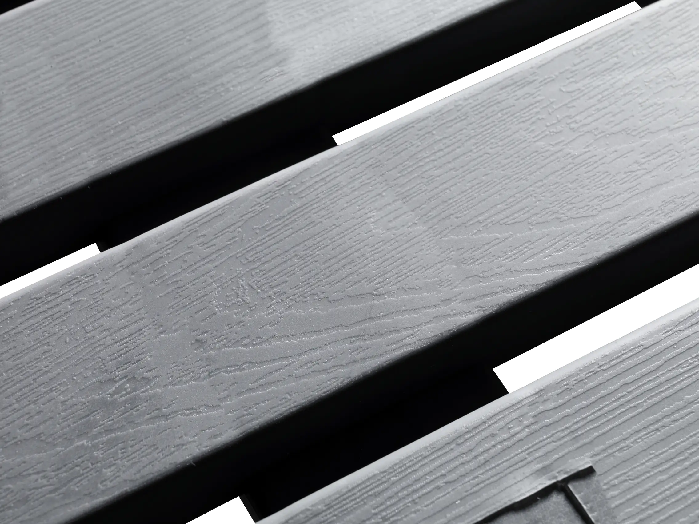 WENKO Duschmatte Indoor & Outdoor grau, 55 x 55 x 3 cm