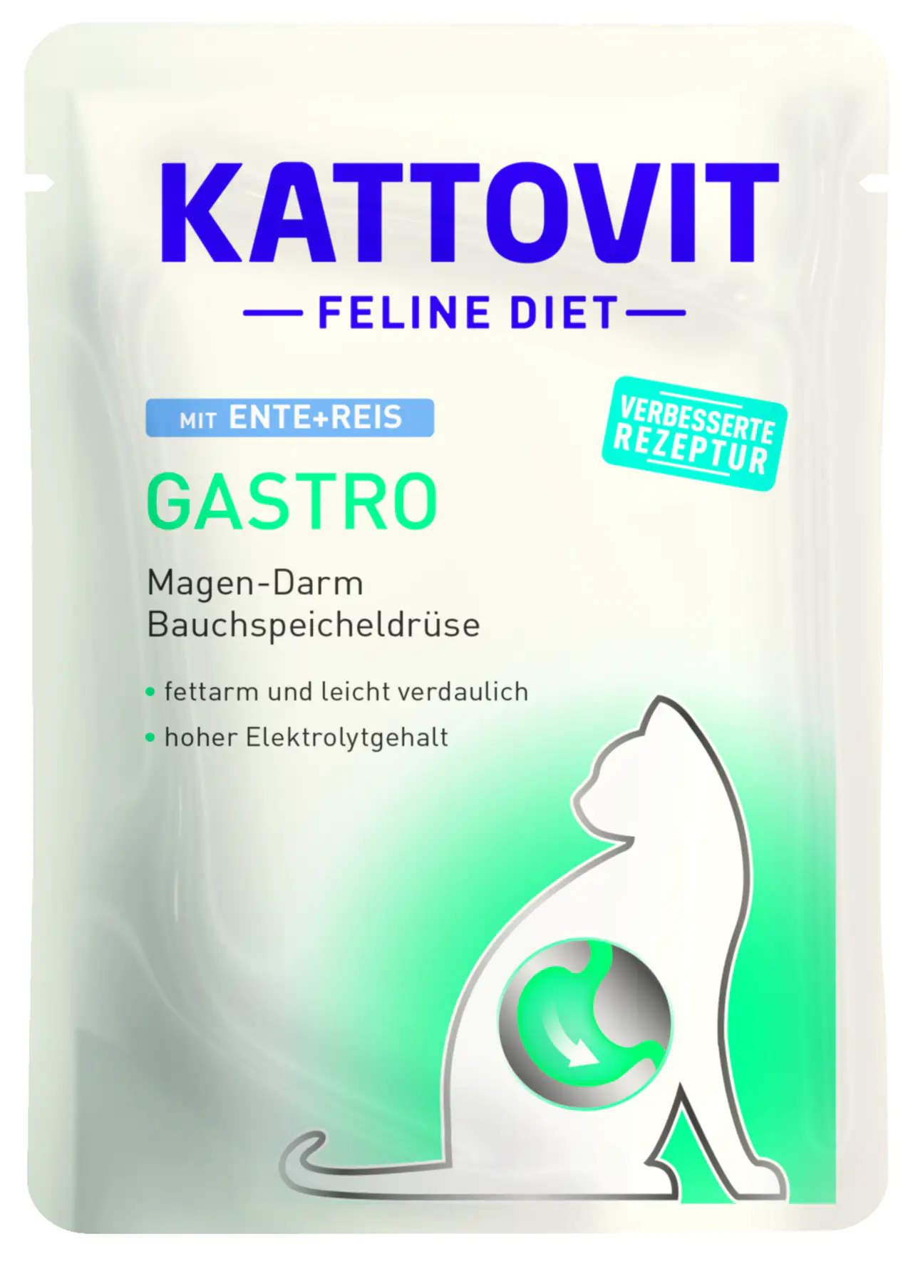 Kattovit Gastro Ente und Reis Katzennassfutter 85 g