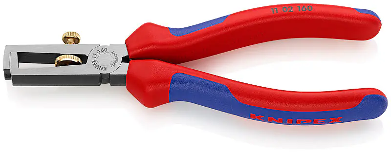 Knipex Abisolierzange 160 mm schwarz Mehrkomponenten-Hülle