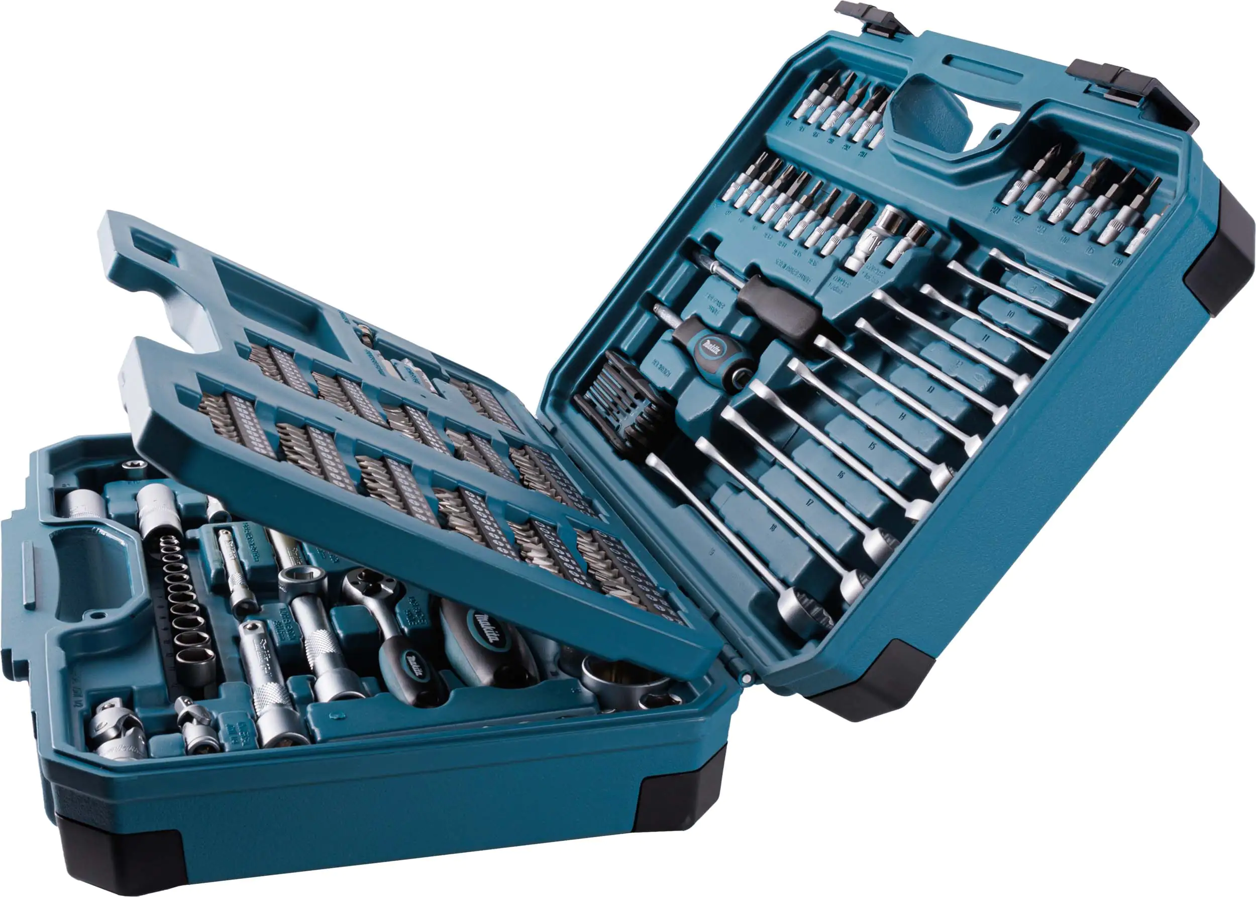 Makita Werkzeugkoffer E-10883 221-teilig 1/4" + 1/2" Makita Werkzeugkoffer E-10883 221-teilig 1/4" + 1/2"
